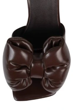 BOW-DOWN -Outlet Elevated Steps Store bow down heeled sandal yyh 939481