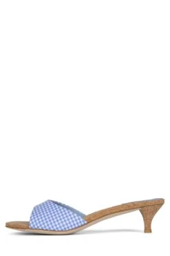 Jeffrey Campbell CHARTREUX -Outlet Elevated Steps Store chartreux jeffrey campbell blue plaid cork 6 737055