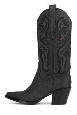 DAGGET -Outlet Elevated Steps Store dagget mid calf boot st black washed 6 845441