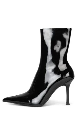 DARING -Outlet Elevated Steps Store daring yyh black crinkle patent 6 745007