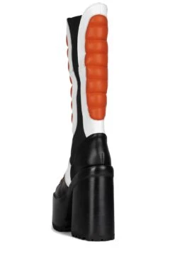 DIRT-BIKE -Outlet Elevated Steps Store dirt bike knee high boot jeffrey campbell 630058