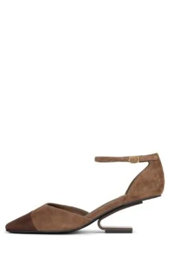 Strategy EN-POINTE -Outlet Elevated Steps Store en pointe strategy brown suede combo 6 746021