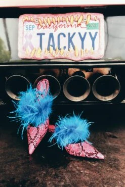 FEATHERING -Outlet Elevated Steps Store feathering heeled mule dv 944114