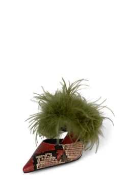 FEATHERING -Outlet Elevated Steps Store feathering heeled mule jeffrey campbell 386708