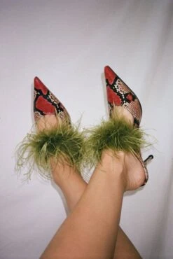 FEATHERING -Outlet Elevated Steps Store feathering heeled mule jeffrey campbell 622319