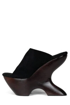 GIAH-2 -Outlet Elevated Steps Store giah 2 platform sandal jeffrey campbell black suede dark brown 6 904137