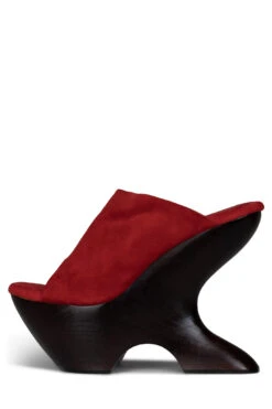 GIAH-2 -Outlet Elevated Steps Store giah 2 platform sandal jeffrey campbell red suede brown 6 499937