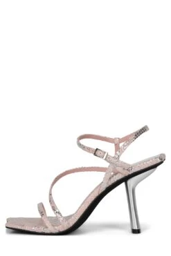 Jeffrey Campbell IDEALISTIC -Outlet Elevated Steps Store idealistic jeffrey campbell pink snake silver 6 658980