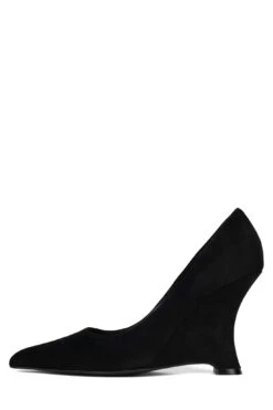 INTRIGUED -Outlet Elevated Steps Store intrigued st black suede 6 210051