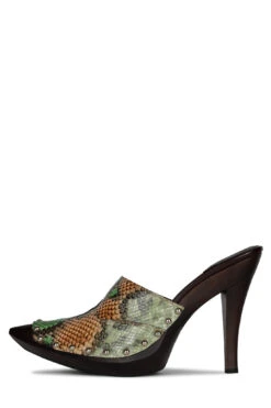 Strategy JAYDE -Outlet Elevated Steps Store jayde jeffrey campbell green snake 6 848711