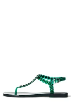 Jeffrey Campbell JEMMIN -Outlet Elevated Steps Store jemmin jeffrey campbell dark green shiny 6 561162