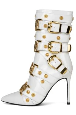 LOYALTY -Outlet Elevated Steps Store loyalty st white patent gold 6 982468