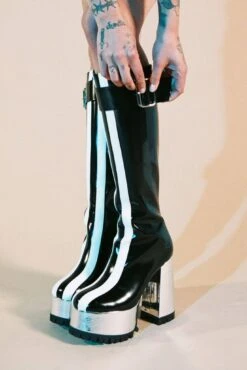 MATRIXING -Outlet Elevated Steps Store matrixing knee high boot jeffrey campbell 235653