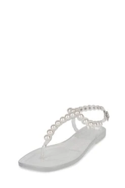 PEARLESQUE -Outlet Elevated Steps Store pearlesque flat sandal jeffrey campbell 938849