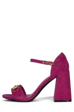 POP-STAR-B -Outlet Elevated Steps Store pop star b jeffrey campbell fuchsia suede gold 6 393959
