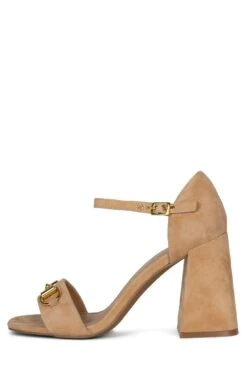 POP-STAR-B -Outlet Elevated Steps Store pop star b jeffrey campbell natural suede gold 6 701777