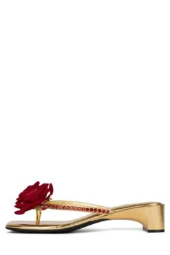 Strategy PRIMROSE -Outlet Elevated Steps Store primrose jeffrey campbell gold metallic red 6 488416