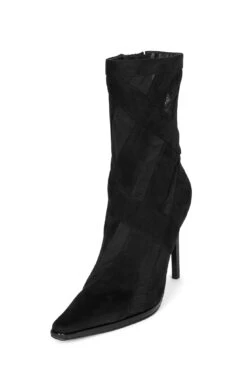 STRIPES -Outlet Elevated Steps Store stripes heeled bootie jeffrey campbell 812517