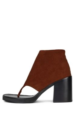 Jeffrey Campbell TRUST -Outlet Elevated Steps Store trust jeffrey campbell rust suede 6 860224
