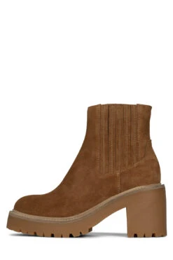 TUCKEE -Outlet Elevated Steps Store tuckee jeffrey campbell tan suede 6 351862